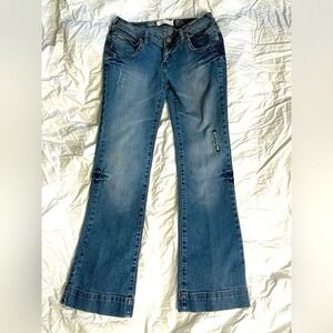 Jane and Bleecker Women's Blue Boot Cut Jeans